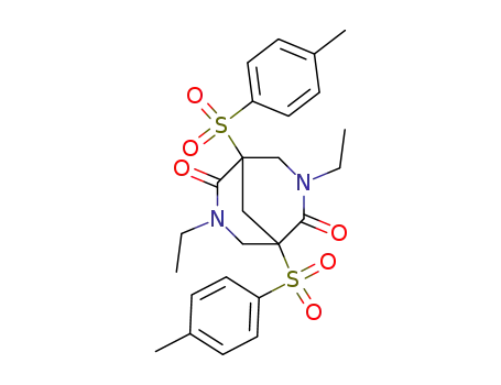 3,7-diethyl-1,5-di-(methylphenylsulphonyl)-3,7-diazabicyclo<3,3,1>nona-2,6-dione