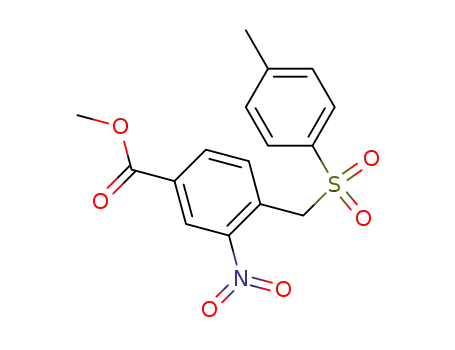 Benzoic acid, 4-[[(4-methylphenyl)sulfonyl]methyl]-3-nitro-, methyl ester