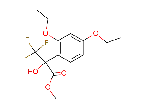 2-(2,4-Diethoxy-phenyl)-3,3,3-trifluoro-2-hydroxy-propionic acid methyl ester