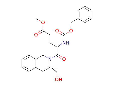 (S)-4-Benzyloxycarbonylamino-5-((S)-3-hydroxymethyl-3,4-dihydro-1H-isoquinolin-2-yl)-5-oxo-pentanoic acid methyl ester