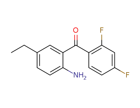 2-amino-5-ethyl-2',4'-difluorobenzophenone