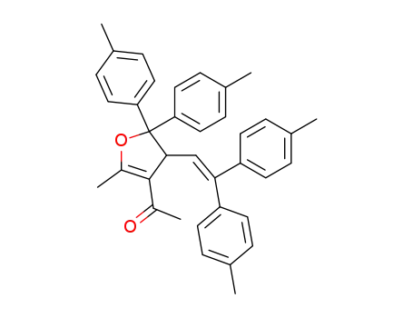 3-Acetyl-4-<2,2-bis(4-methylphenyl)ethenyl>-5,5-bis(4-methylphenyl)-2-methyl-4,5-dihydrofuran