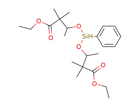 3-[(2-Ethoxycarbonyl-1,2-dimethyl-propoxy)-phenyl-silanyloxy]-2,2-dimethyl-butyric acid ethyl ester
