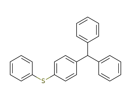 Molecular Structure of 85554-39-8 (Benzene, 1-(diphenylmethyl)-4-(phenylthio)-)