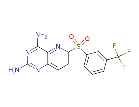 Pyrido[3,2-d]pyrimidine-2,4-diamine,
6-[[3-(trifluoromethyl)phenyl]sulfonyl]-