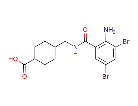 4-[(2-Amino-3,5-dibromo-benzoylamino)-methyl]-cyclohexanecarboxylic acid