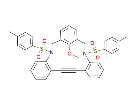 17,17,18,18-Tetradehydro-8-methoxy-1,10-bis(p-tolylsulfonyl)-1,10-diaza<2>(1,3)benzeno<2>(1,2)benzeno<2>(1,2)benzenophan