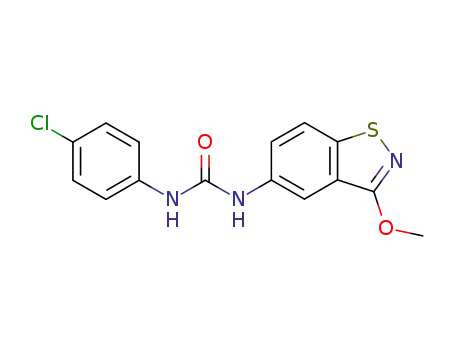 1-(4-chlorophenyl)-3-(3-methoxy-1,2-benzothiazol-5-yl)urea