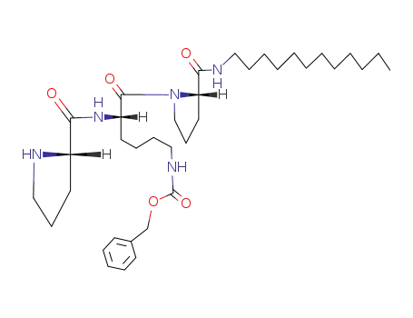 Molecular Structure of 1027659-77-3 (H-Pro-Lys(Z)-Pro-NHC<sub>12</sub>H<sub>254</sub>)