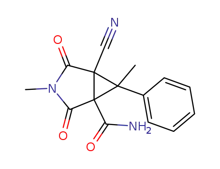1-Aminocarbonyl-5-cyano-3,6-dimethyl-2,4-dioxo-6-phenyl-3-azabicyclo<3.1.0>hexane