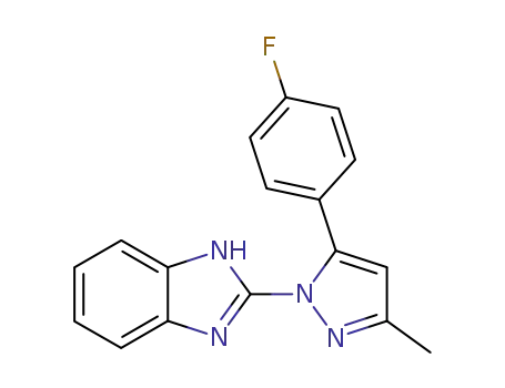 2-[5-(4-Fluoro-phenyl)-3-methyl-pyrazol-1-yl]-1H-benzoimidazole