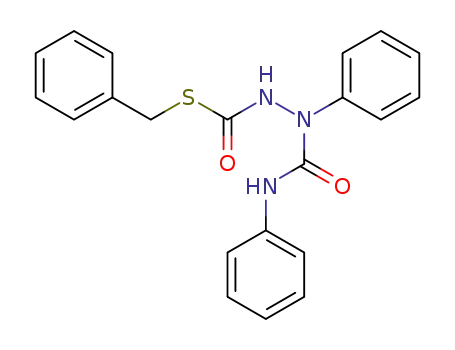 3-phenyl-3-phenylcarbamoyl-thiocarbazic acid <i>S</i>-benzyl ester
