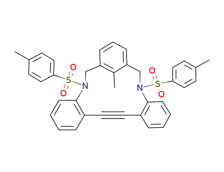 17,17,18,18-Tetradehydro-8-methyl-1,10-bis(p-tolylsulfonyl)-1,10-diaza<2>(1,3)benzeno<2>(1,2)benzeno<2>(1,2)benzenophan