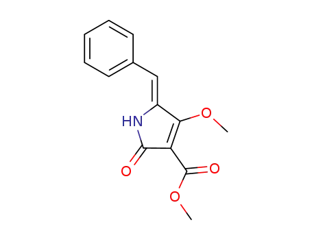 5-benzylidene-2,5-dihydro-4-methoxy-2-oxo-1H-pyrrole-3-carboxylic acid methyl ester