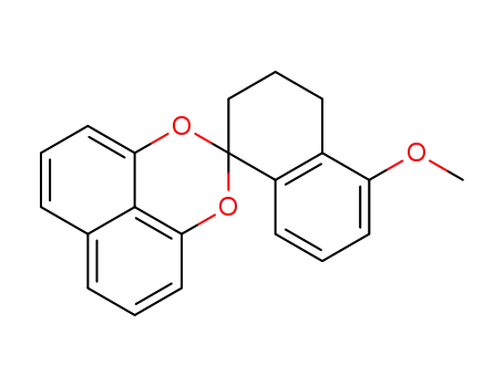 Molecular Structure of 207504-79-8 (5-Methoxy-1,2,3,4-tetrahydrospiro<naphthalene-1,2'-naphtho<1,8-de><1,3>dioxine>)