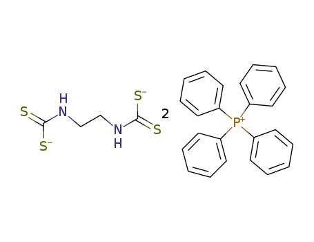Molecular Structure of 113679-99-5 (bis(tetraphenylphosphonium) ethylenebis(dithiocarbamate))