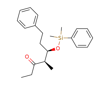 (4R,5R)-5-(Dimethyl-phenyl-silanyloxy)-4-methyl-7-phenyl-heptan-3-one