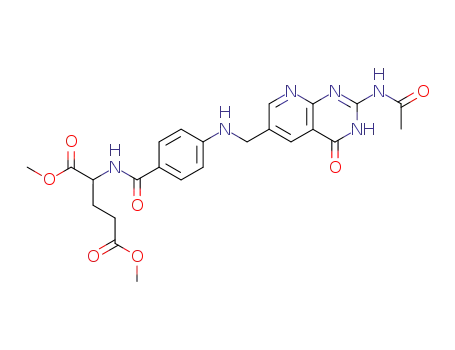 dimethyl N-<4-<<<2-(acetylamino)-4(3H)-oxopyrido<2,3-d>pyrimidin-6-yl>methyl>amino>benzoyl>-L-glutamate