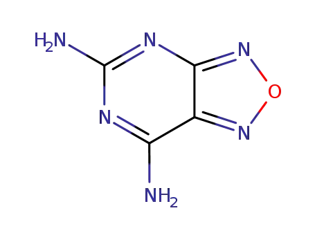 Molecular Structure of 30745-07-4 ([1,2,5]Oxadiazolo[3,4-d]pyrimidine-5,7-diamine)