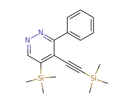 3-Phenyl-5-(trimethylsilyl)-4-<(trimethylsilyl)ethinyl>pyridazin