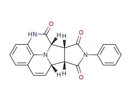 (5aα,5bα,8aα,8bα)-5a,5b,8a,8b-tetrahydro-7-phenyl-4,7,10c-triazapentaleno<1,2,3-cd>phenalene-5,6,8(4H)-trione