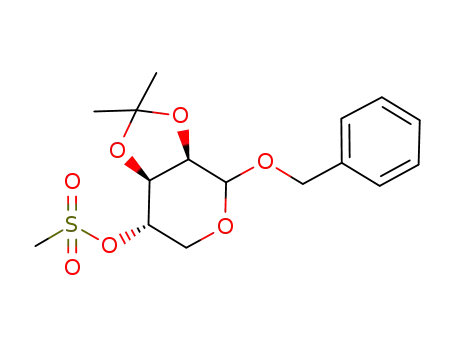 Methanesulfonic acid (3aR,7S,7aS)-4-benzyloxy-2,2-dimethyl-tetrahydro-[1,3]dioxolo[4,5-c]pyran-7-yl ester