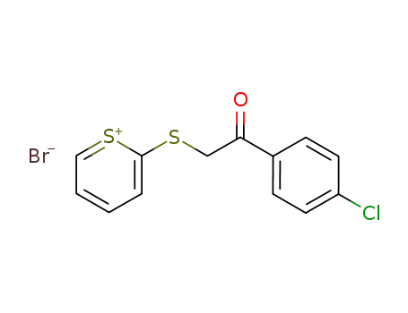 bromure de p-chlorobenzoylmethylthio-2 thiopyrylium