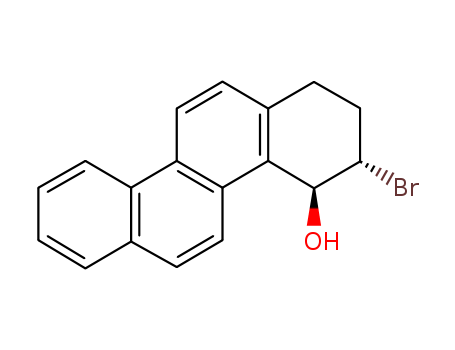 4-Chrysenol,3-bromo-1,2,3,4-tetrahydro-, (3R,4R)-rel-