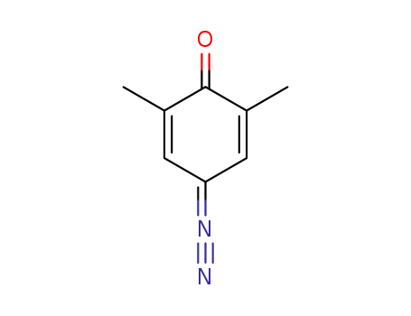 Molecular Structure of 937-37-1 (2,5-Cyclohexadien-1-one, 4-diazo-2,6-dimethyl-)