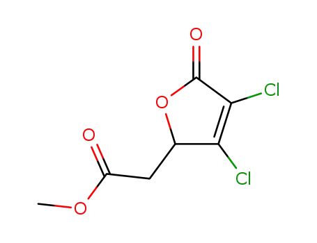 3,4-chloro-5-(methoxycarbonylmethyl)furan-2(5H)-one