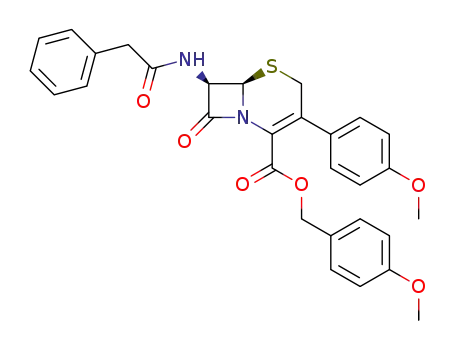 (6R,7R)-3-(4-Methoxy-phenyl)-8-oxo-7-phenylacetylamino-5-thia-1-aza-bicyclo[4.2.0]oct-2-ene-2-carboxylic acid 4-methoxy-benzyl ester