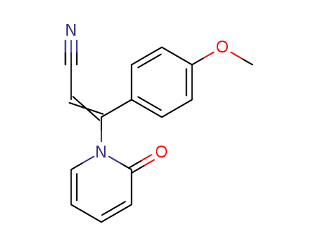 1-<2-cyano-1-(4-methoxyphenyl)-ethenyl>-2(1H)-pyridinone