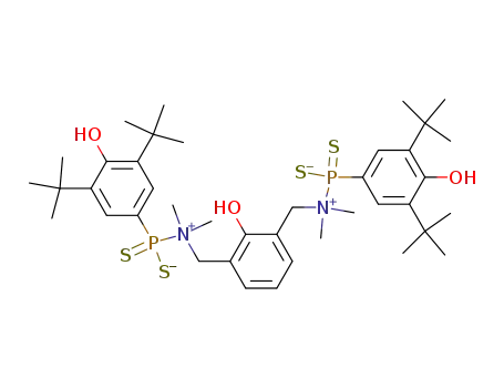 2,6-<Methylene-N,N-dimethyl(3,5-di-tert-butyl-4-hydroxyphenyl)dithiophosphonylammonium>phenol