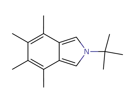 Molecular Structure of 126134-15-4 (2H-Isoindole, 2-(1,1-dimethylethyl)-4,5,6,7-tetramethyl-)