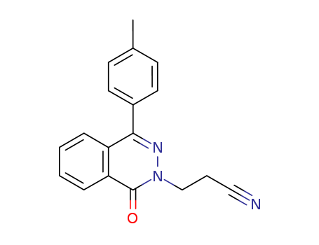 3-(1-OXO-4-P-TOLYLPHTHALAZIN-2(1H)-YL)PROPANENITRILE