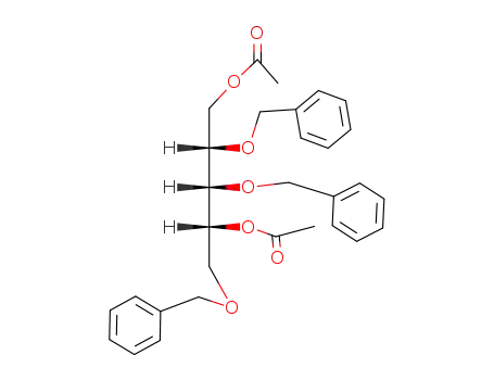 1,4-di-O-acetyl-2,3,5-tri-O-benzyl-D-ribinitol
