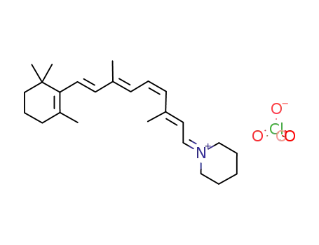 11-cis-retinal piperidine perchlorate Schiff base