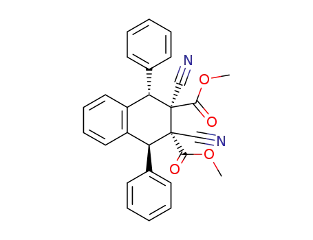 (1S,2R,3R,4S)-2,3-Dicyano-1,4-diphenyl-1,2,3,4-tetrahydro-naphthalene-2,3-dicarboxylic acid dimethyl ester