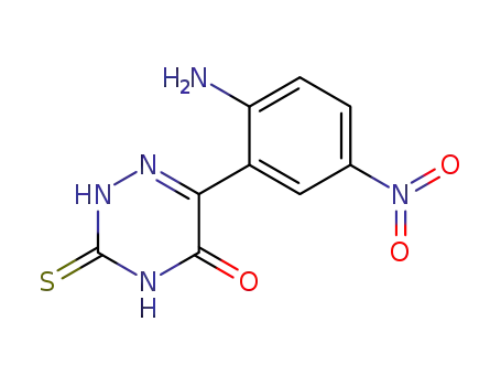 6-(2-amino-5-nitrophenyl)-5-oxo-1,2,4-triazine-3-thione