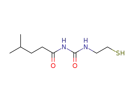 Pentanamide, N-[[(2-mercaptoethyl)amino]carbonyl]-4-methyl-