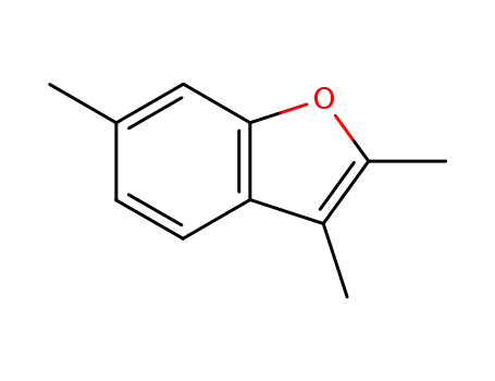 Molecular Structure of 7137-22-6 (Benzofuran,  2,3,6-trimethyl-)