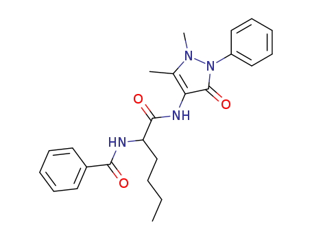 N-[1-[(1,5-dimethyl-3-oxo-2-phenylpyrazol-4-yl)amino]-1-oxohexan-2-yl]benzamide