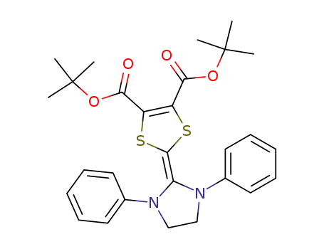 2-(1,3-Diphenyl-2-imidazolidinyliden)-1,3-dithiol-4,5-dicarbonsaeure-di-tert-butylester