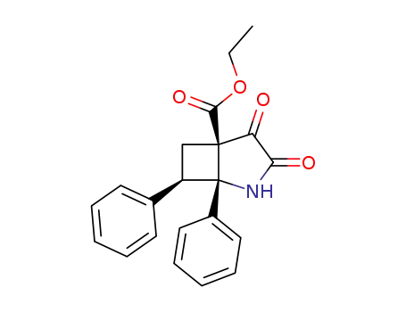 (1S,5R,7R)-3,4-Dioxo-1,7-diphenyl-2-aza-bicyclo[3.2.0]heptane-5-carboxylic acid ethyl ester