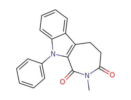 Azepino[3,4-b]indole-1,3(2H,4H)-dione,
5,10-dihydro-2-methyl-10-phenyl-