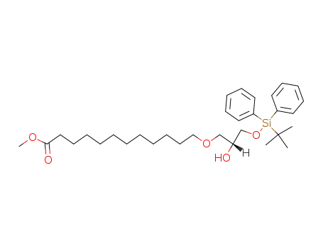1-O-<11-(Methoxycarbonyl)undecyl>-3-O-(tert-butyldiphenylsilyl)-sn-glycerol