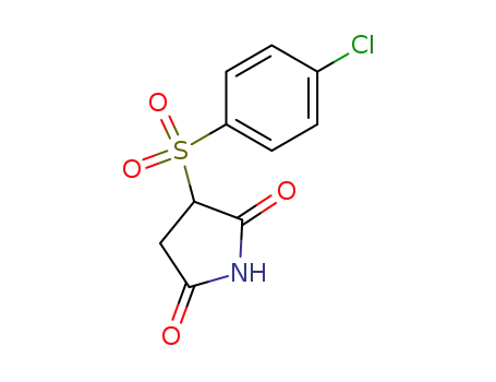 Molecular Structure of 126364-20-3 (3-(4-Chloro-benzenesulfonyl)-pyrrolidine-2,5-dione)
