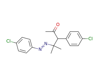 3-(4-クロロフェニル)-4-[(4-クロロフェニル)アゾ]-4-メチル-2-ペンタノン