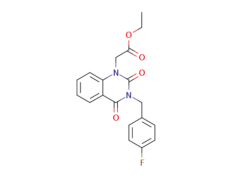 [3-(4-Fluoro-benzyl)-2,4-dioxo-3,4-dihydro-2H-quinazolin-1-yl]-acetic acid ethyl ester