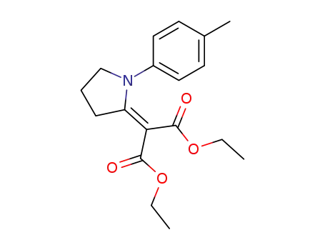 diethyl [1-(4-methylphenyl)pyrrolidin-2-ylidene]malonate